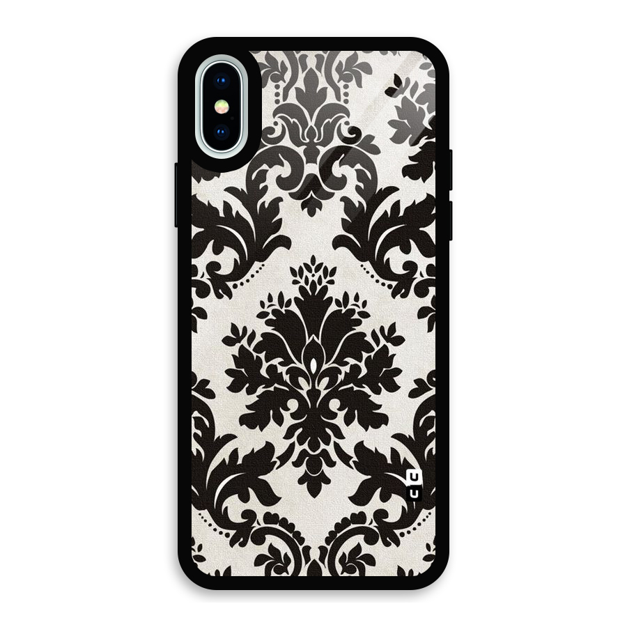Black Beauty Glass Back Case for iPhone X