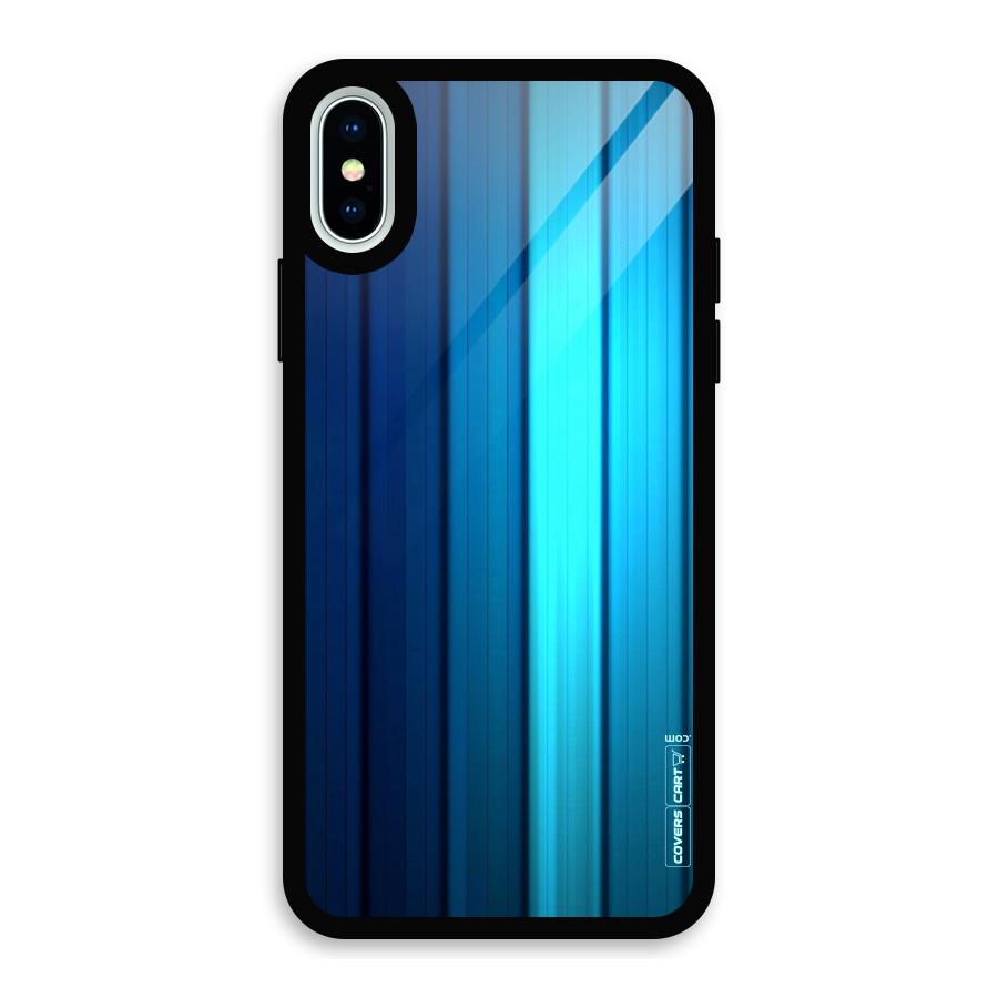 Blue Hues Glass Back Case for iPhone X