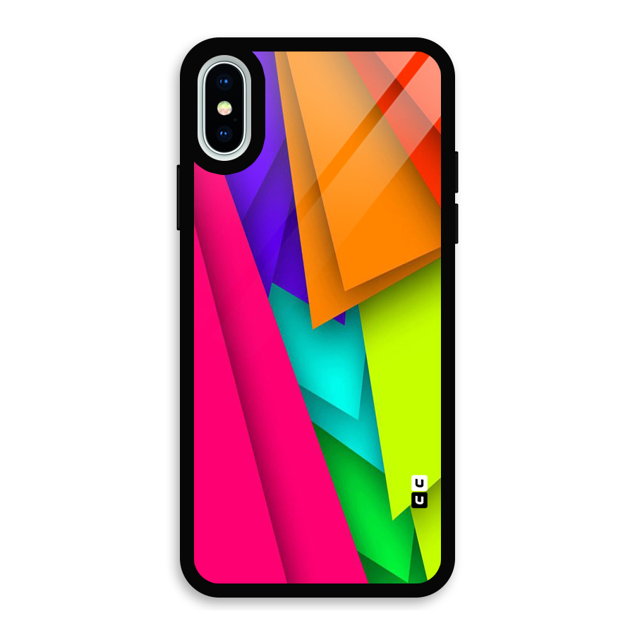 Bring In Colors Glass Back Case for iPhone X