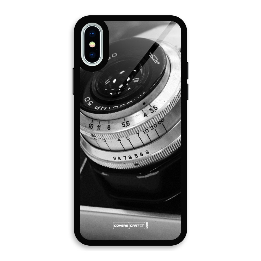 Camera Lens Glass Back Case for iPhone X
