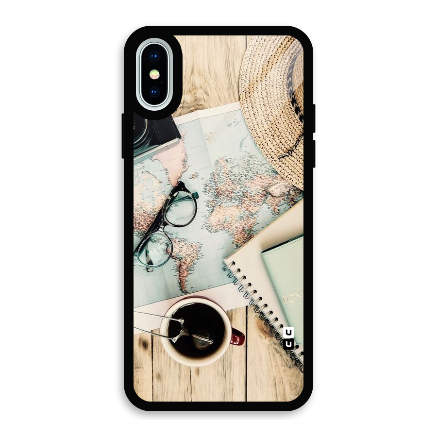 Camera Notebook Glass Back Case for iPhone X