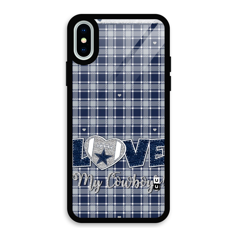 Cowboy Love Glass Back Case for iPhone X
