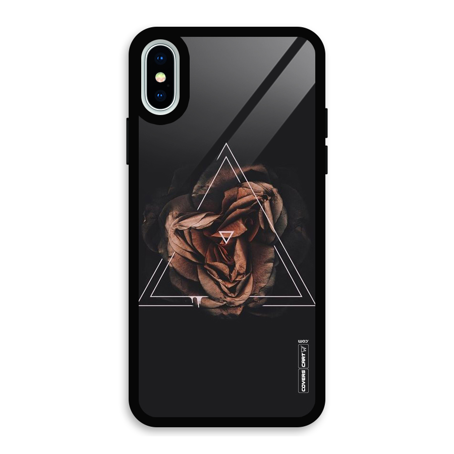 Dusty Rose Glass Back Case for iPhone X