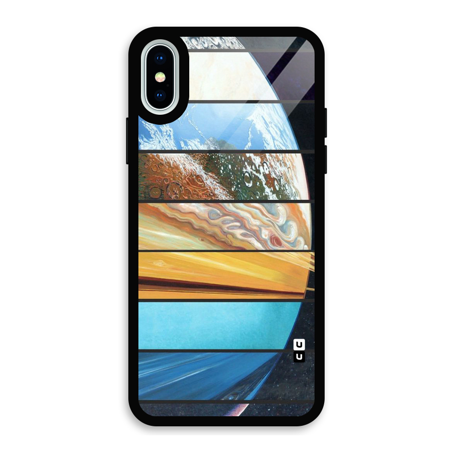 Earthly Design Glass Back Case for iPhone X