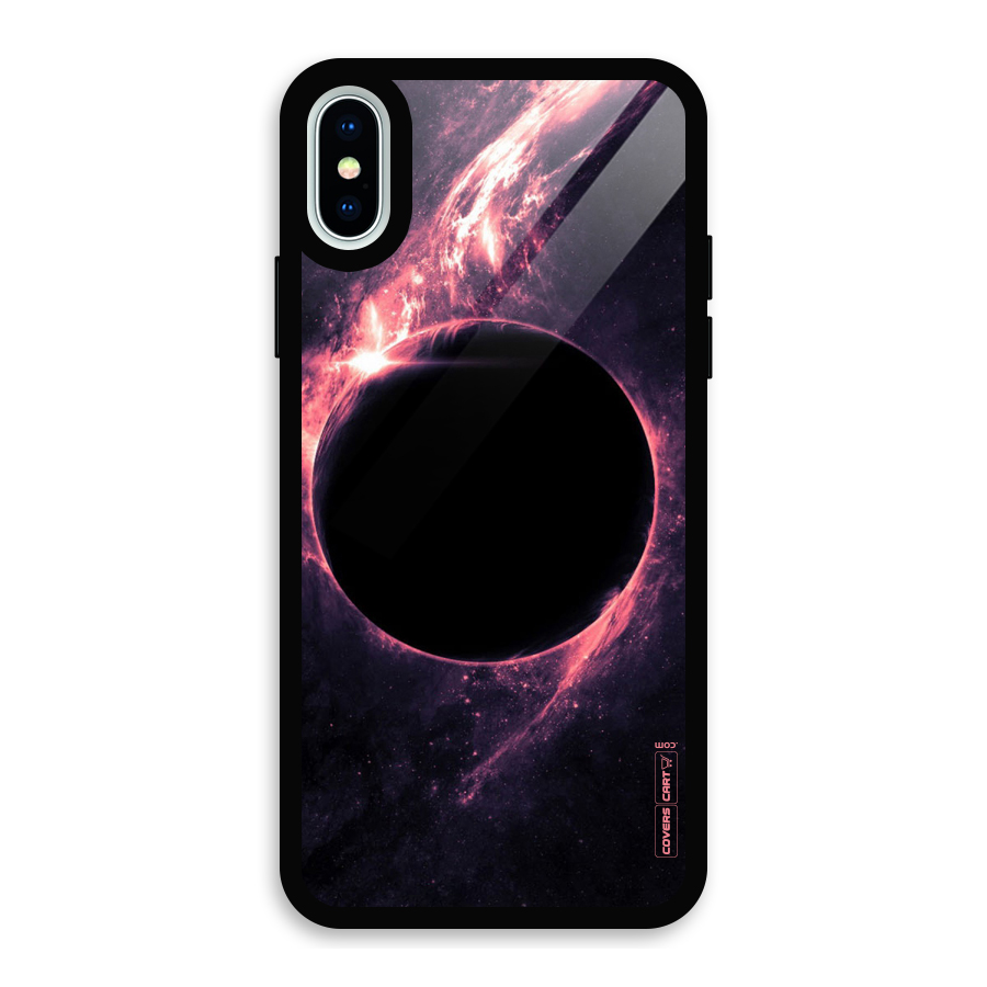 Exotic Design Glass Back Case for iPhone X