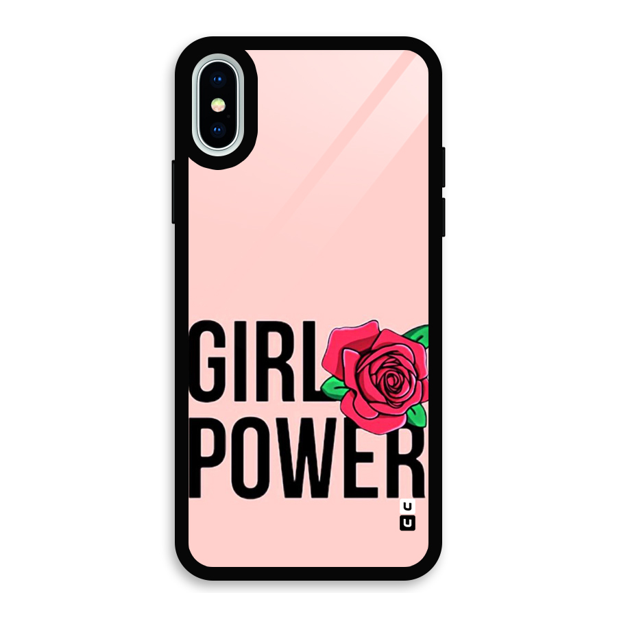Girl Power Glass Back Case for iPhone X