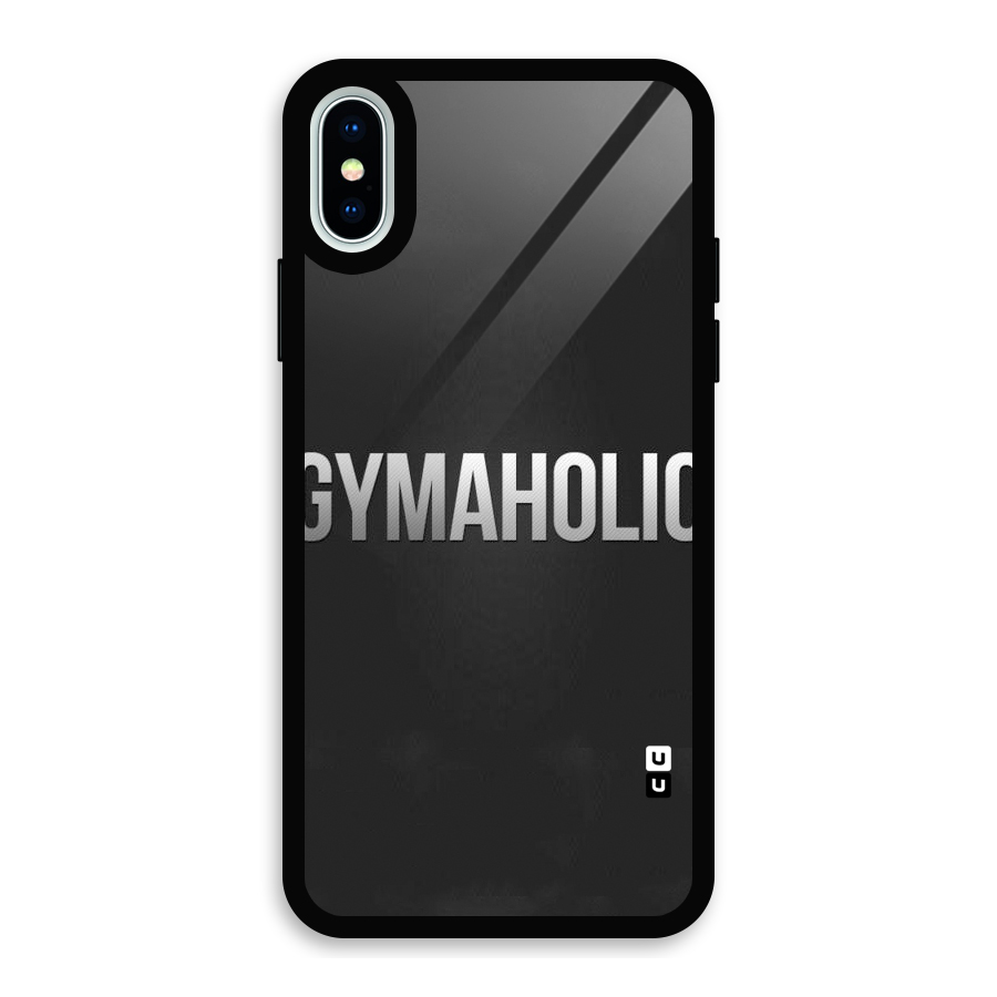 Gymaholic Glass Back Case for iPhone X