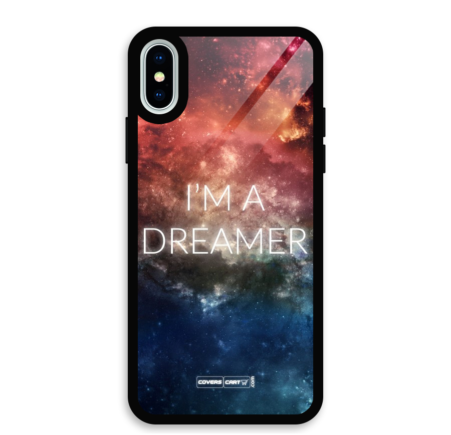 I am a Dreamer Glass Back Case for iPhone X