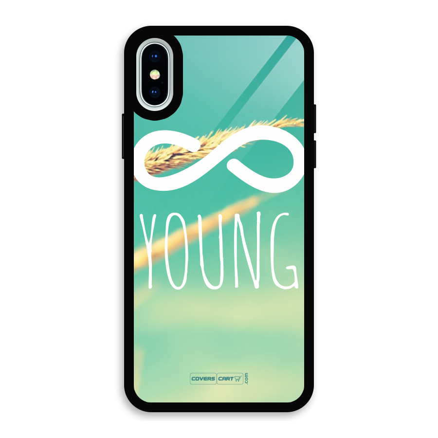 Infinity Young Glass Back Case for iPhone X