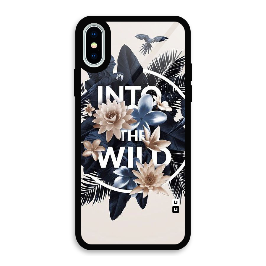 Into The Wild Blue Glass Back Case for iPhone X