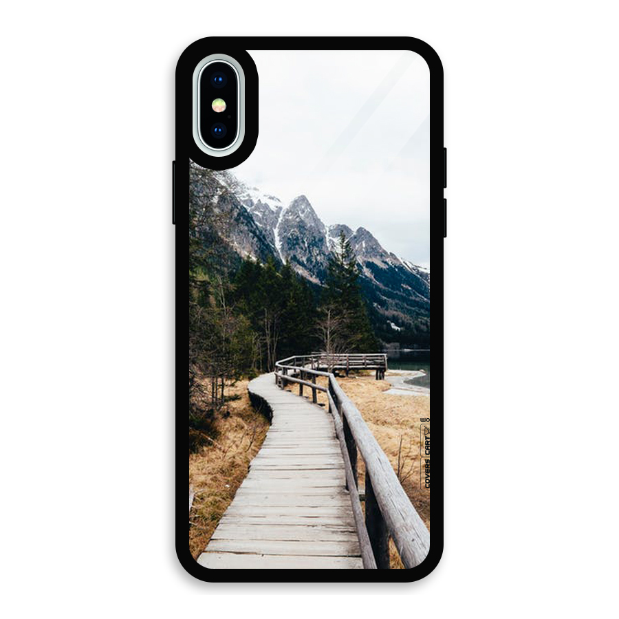 Just Wander Glass Back Case for iPhone X