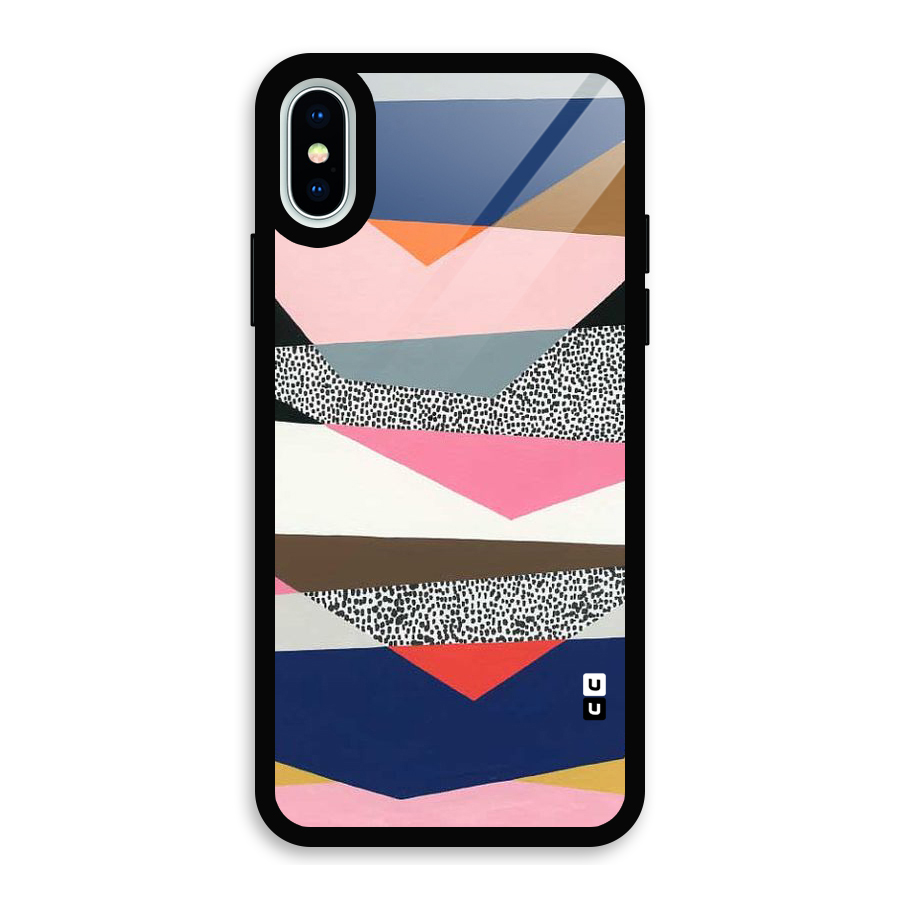 Lethal Abstract Glass Back Case for iPhone X