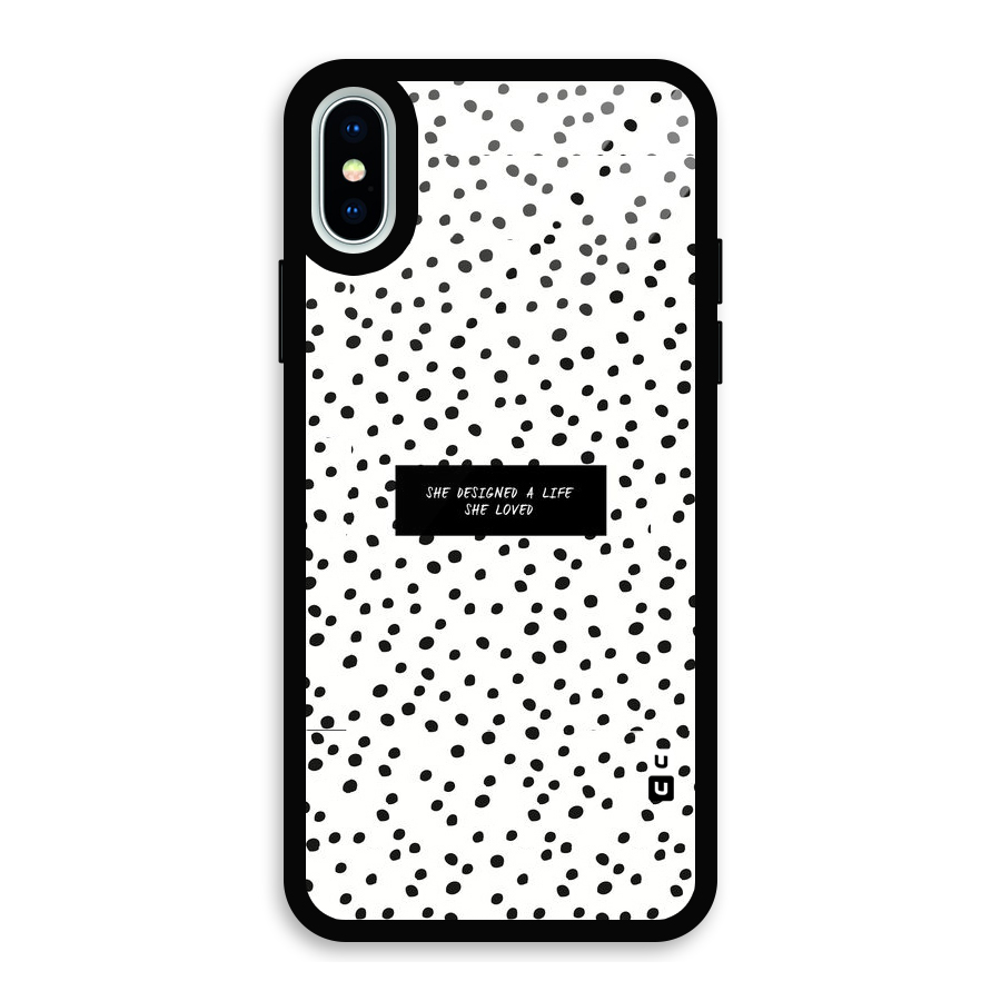 Life Loved Glass Back Case for iPhone X
