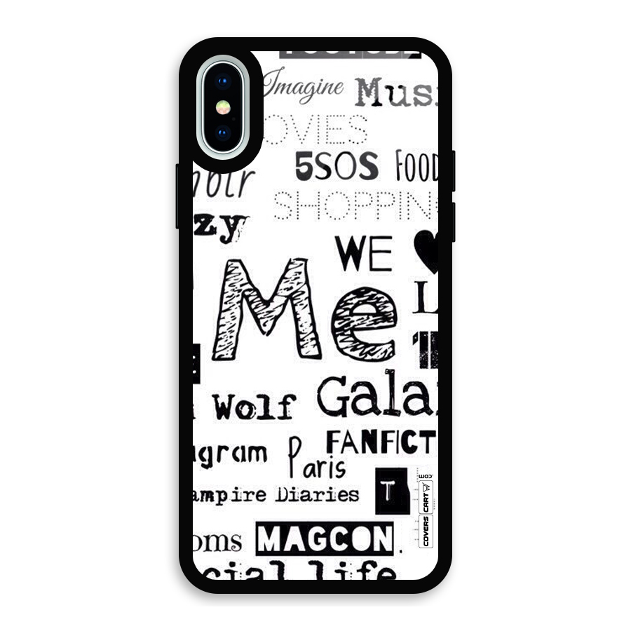 Love Things Glass Back Case for iPhone X