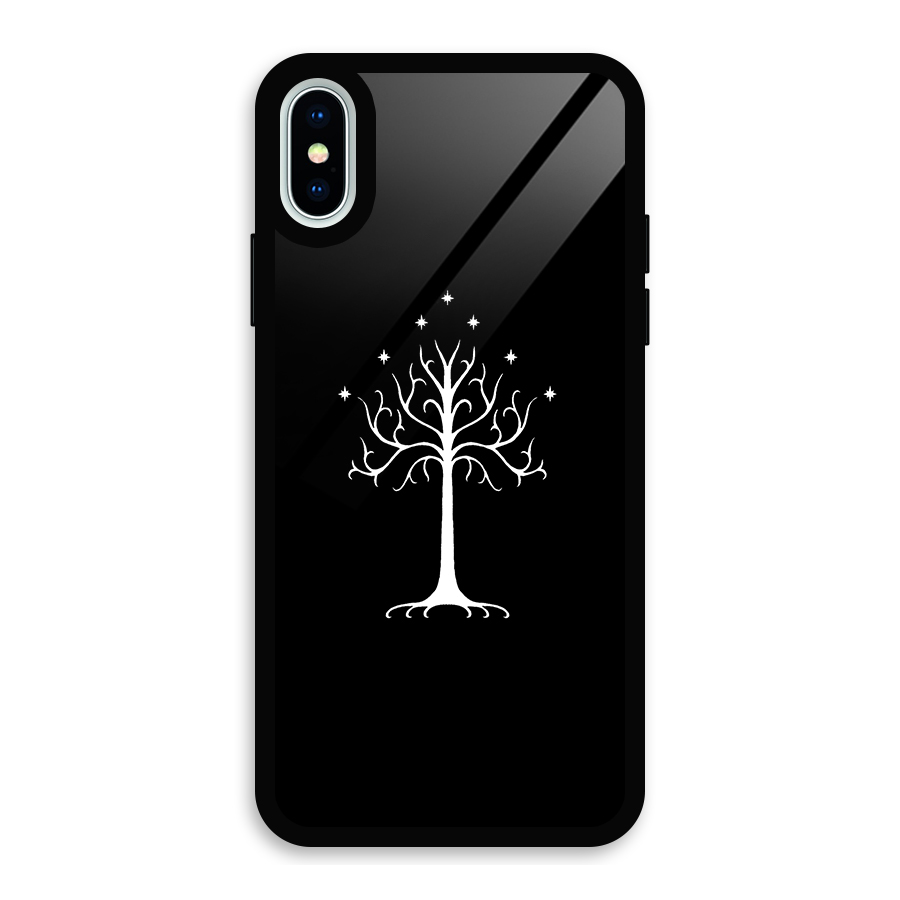 Magic Tree Glass Back Case for iPhone X