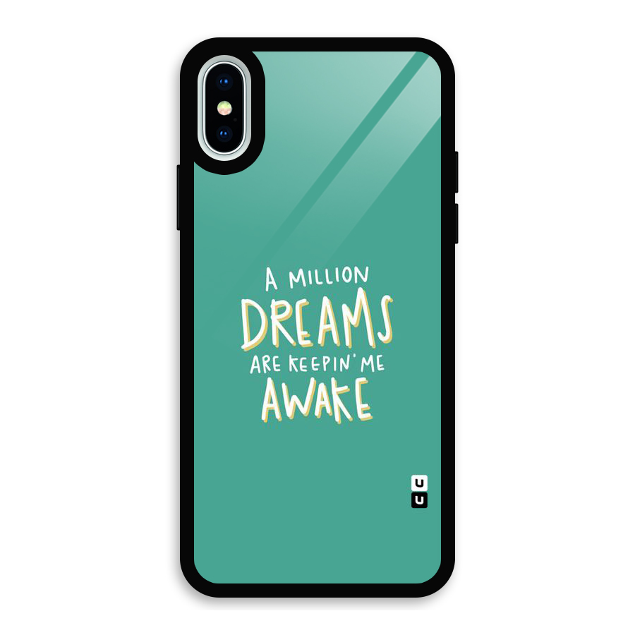 Million Dreams Glass Back Case for iPhone X