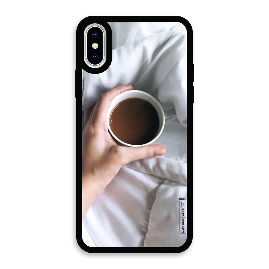 Morning Mocha Glass Back Case for iPhone X
