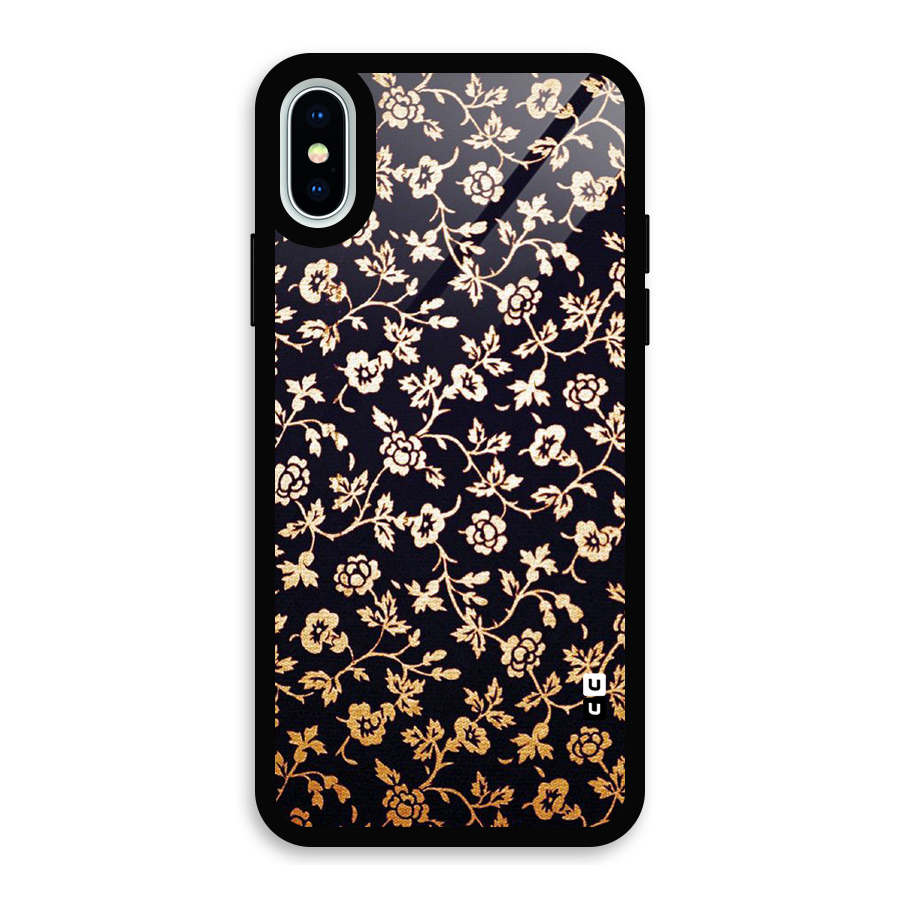 Most Beautiful Floral Glass Back Case for iPhone X