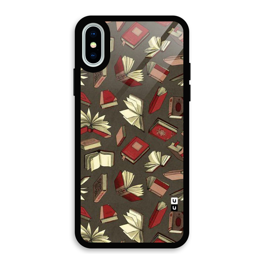 Nerd Head Glass Back Case for iPhone X