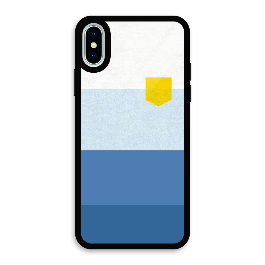 Pocket Stripes. Glass Back Case for iPhone X