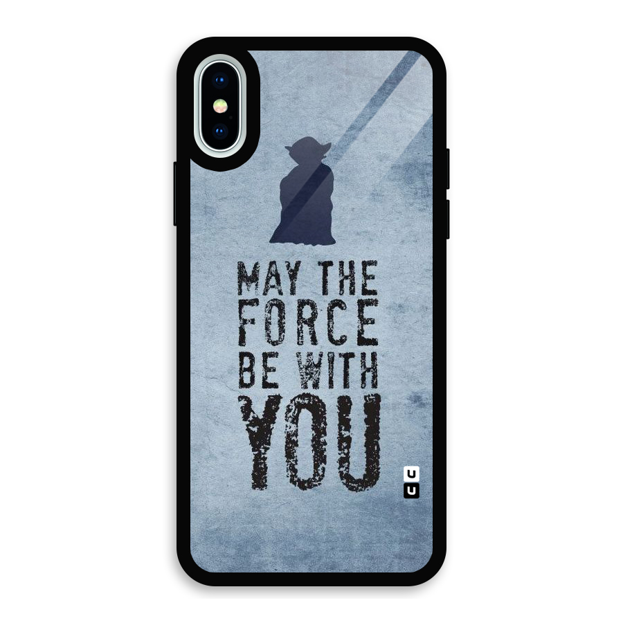 Power With You Glass Back Case for iPhone X