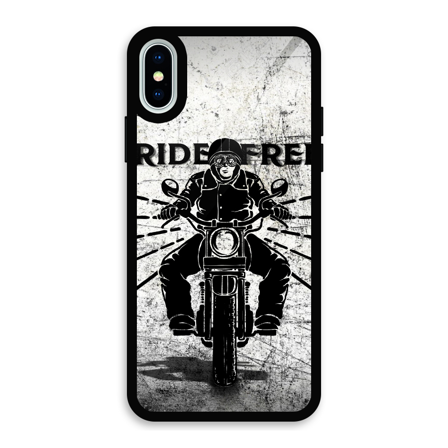 Ride Free Glass Back Case for iPhone X