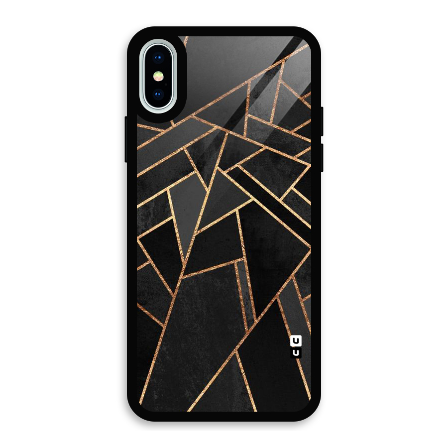 Sharp Tile Glass Back Case for iPhone X