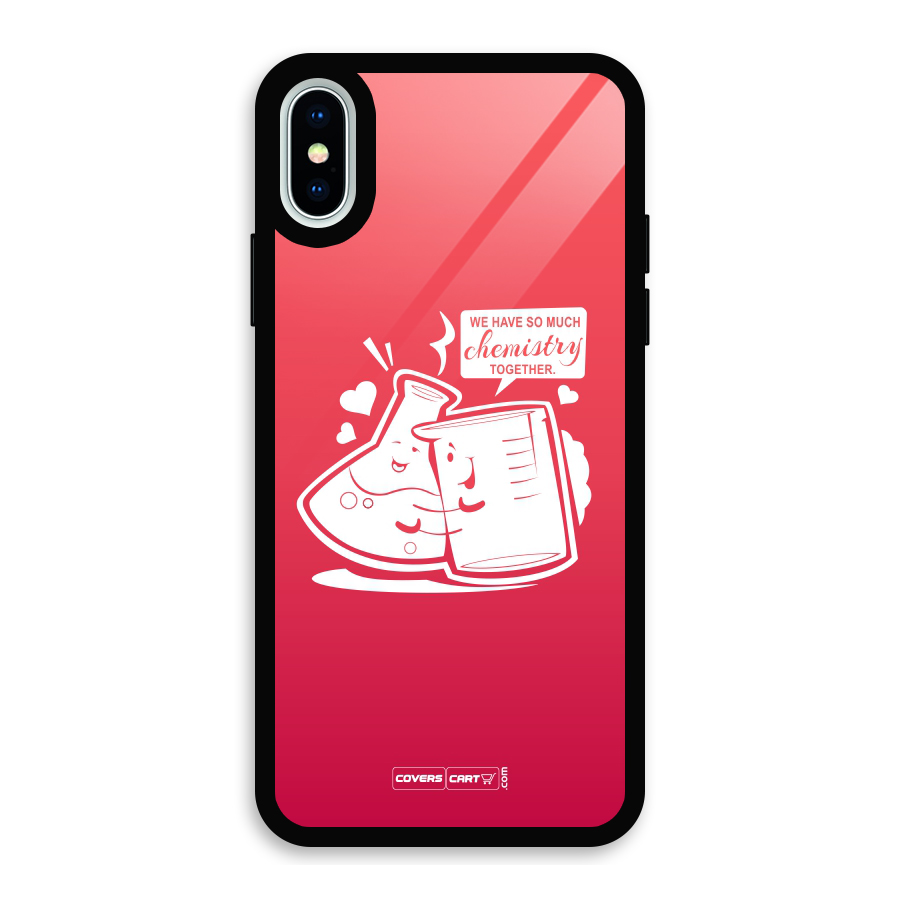 So Much Chemistry Glass Back Case for iPhone X
