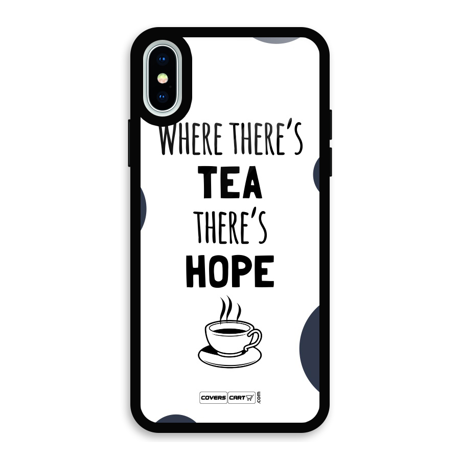 Tea Hope Glass Back Case for iPhone X