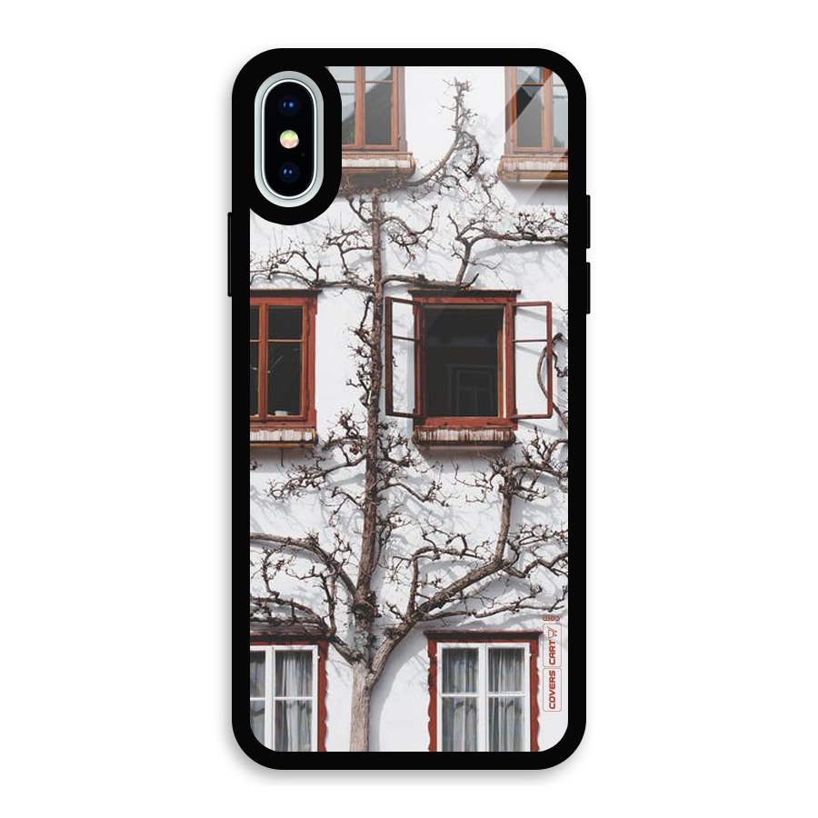 Tree House Glass Back Case for iPhone X