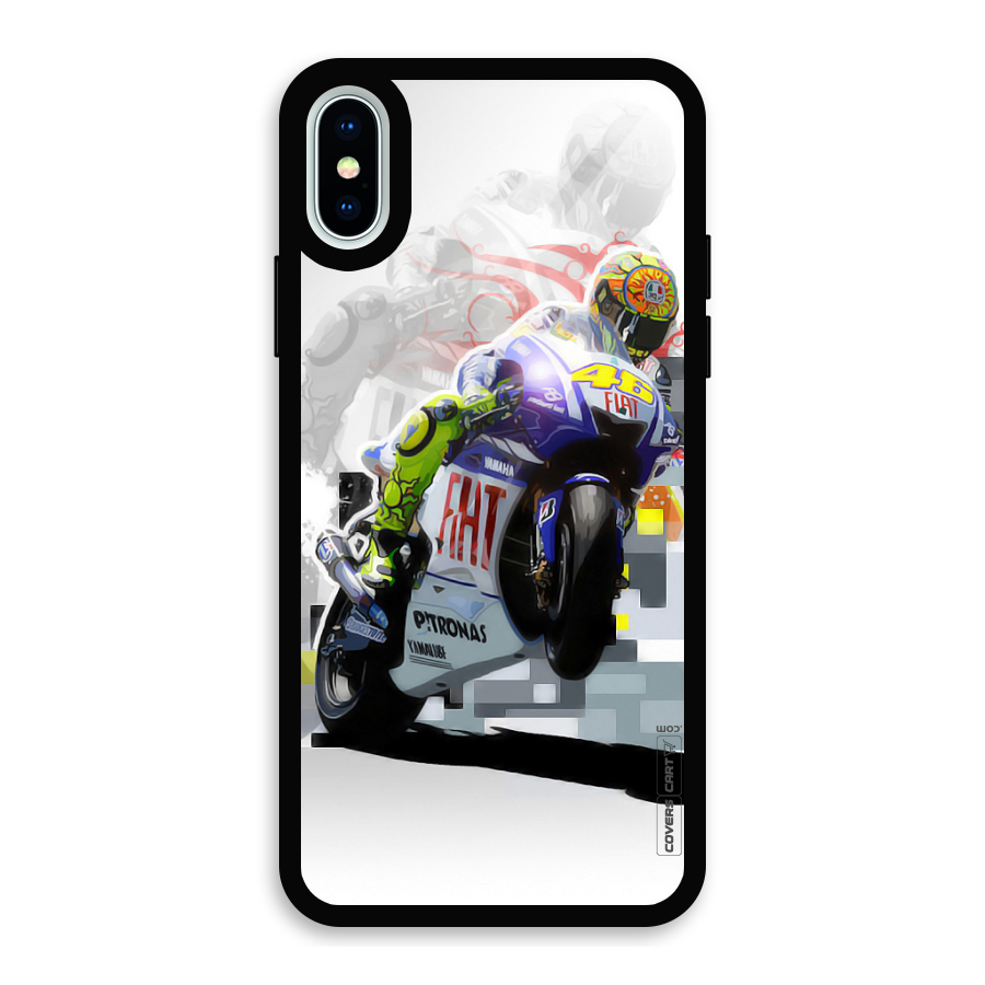 Valentino Rossi Glass Back Case for iPhone X
