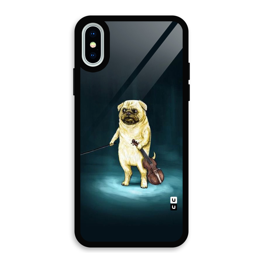 Violin Master Glass Back Case for iPhone X