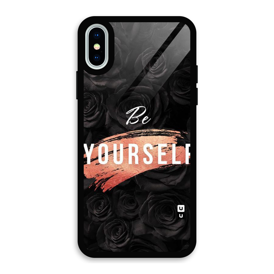 Yourself Shade Glass Back Case for iPhone X