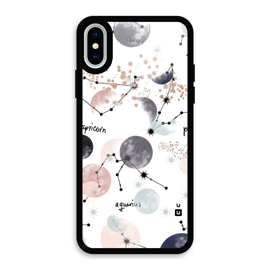 Zodiac Glass Back Case for iPhone X