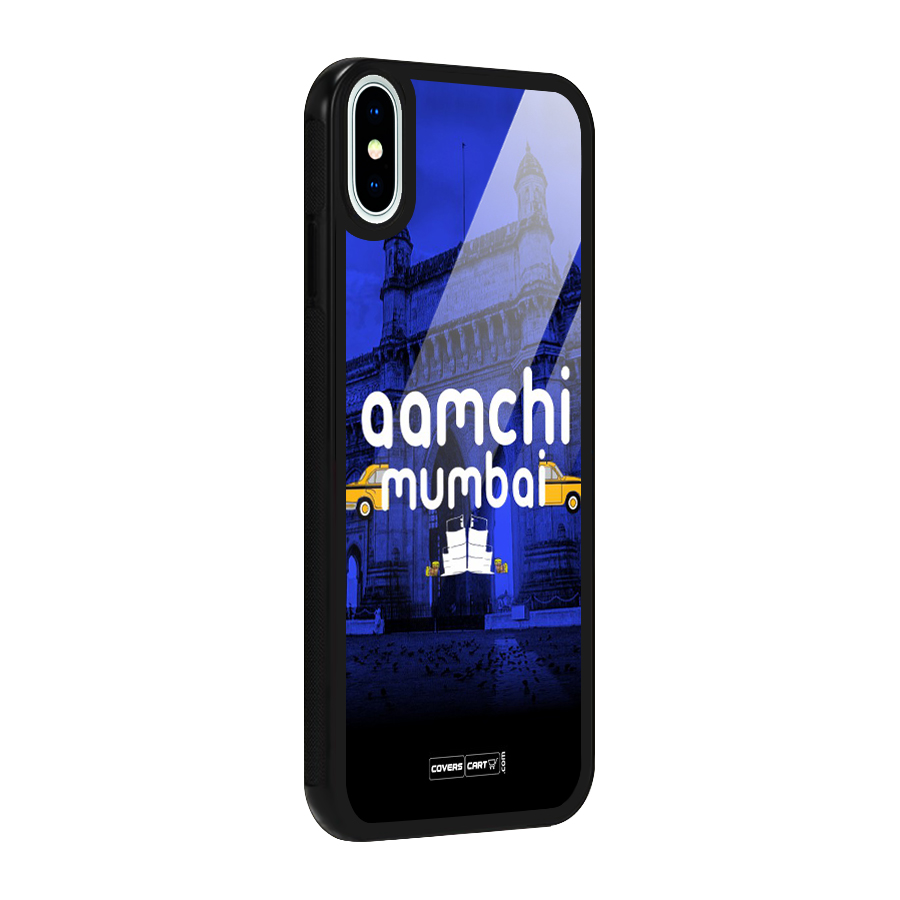 Aamchi Mumbai Glass Back Case for iPhone X