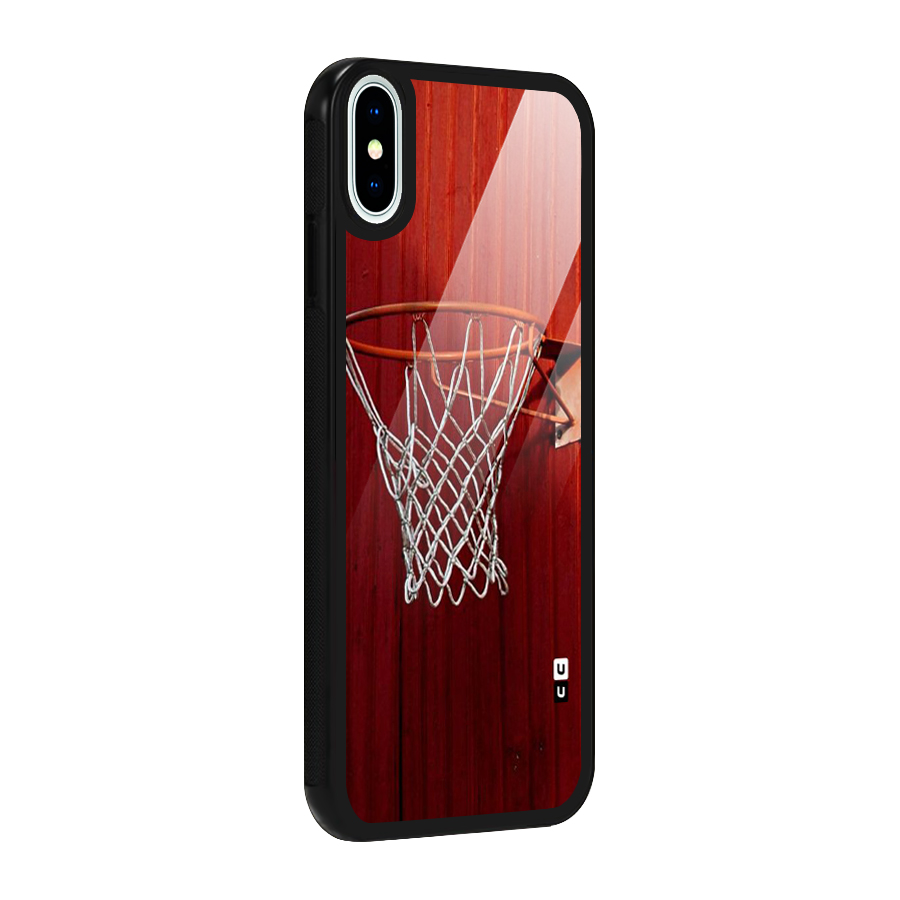 Basket Red Glass Back Case for iPhone X
