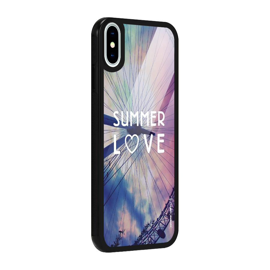 Beach Dreams Glass Back Case for iPhone X