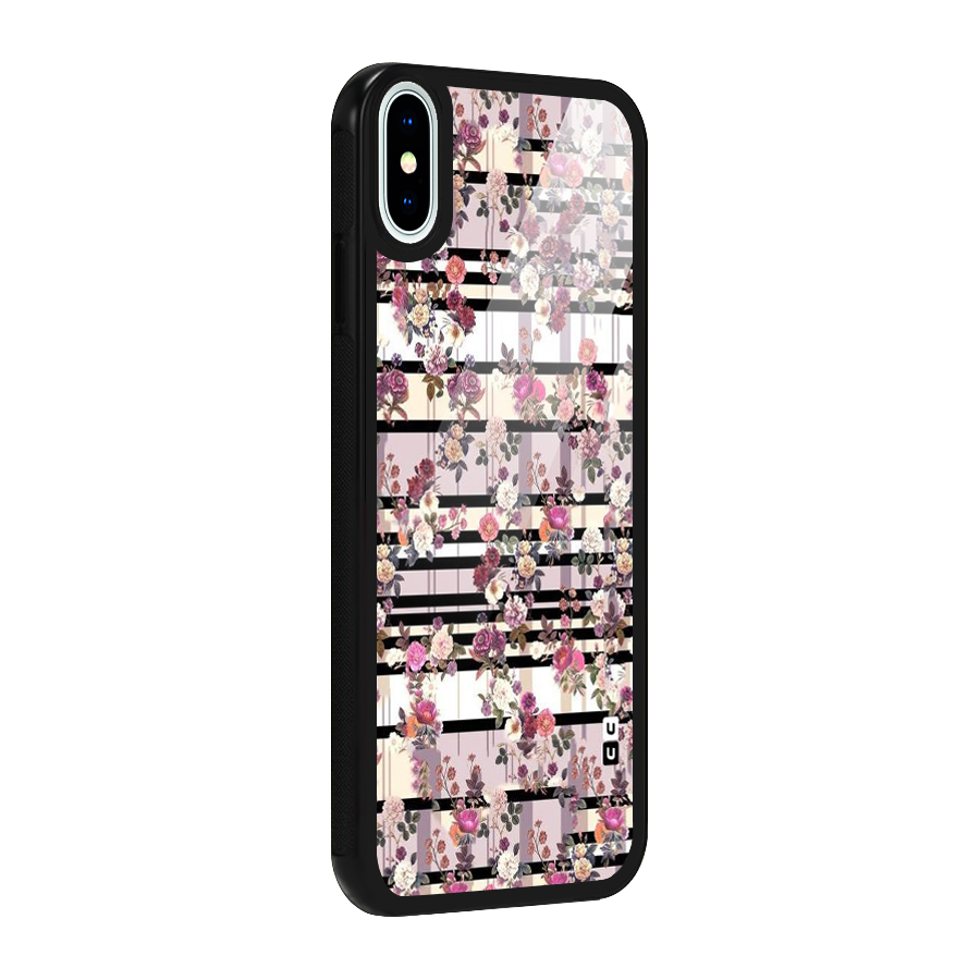 Beauty In Floral Glass Back Case for iPhone X
