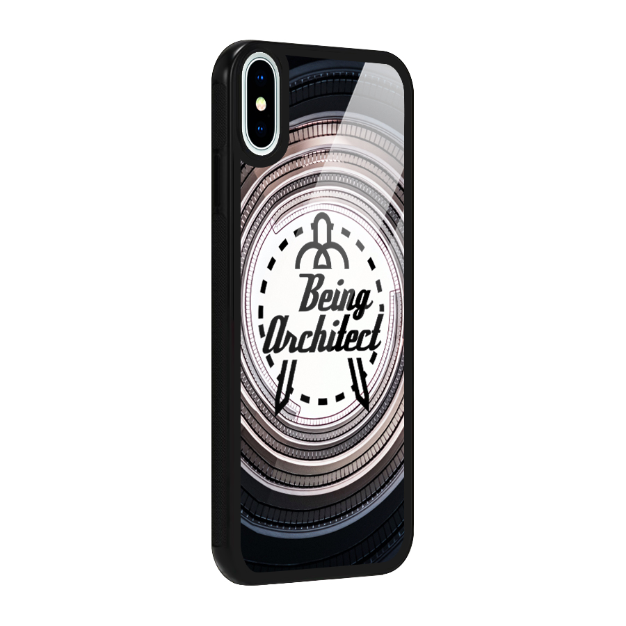 Being Architect Glass Back Case for iPhone X