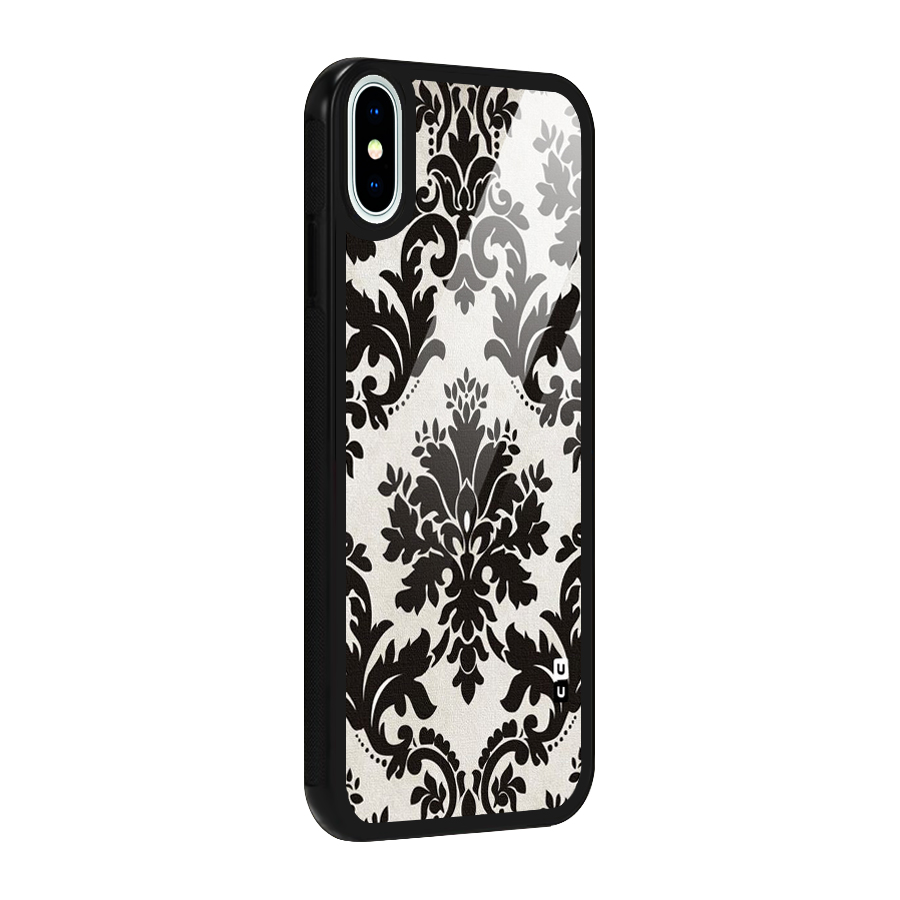 Black Beauty Glass Back Case for iPhone X
