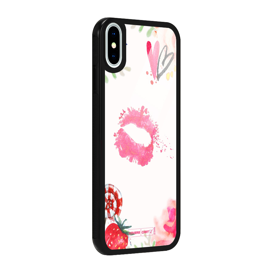 Chirpy Glass Back Case for iPhone X