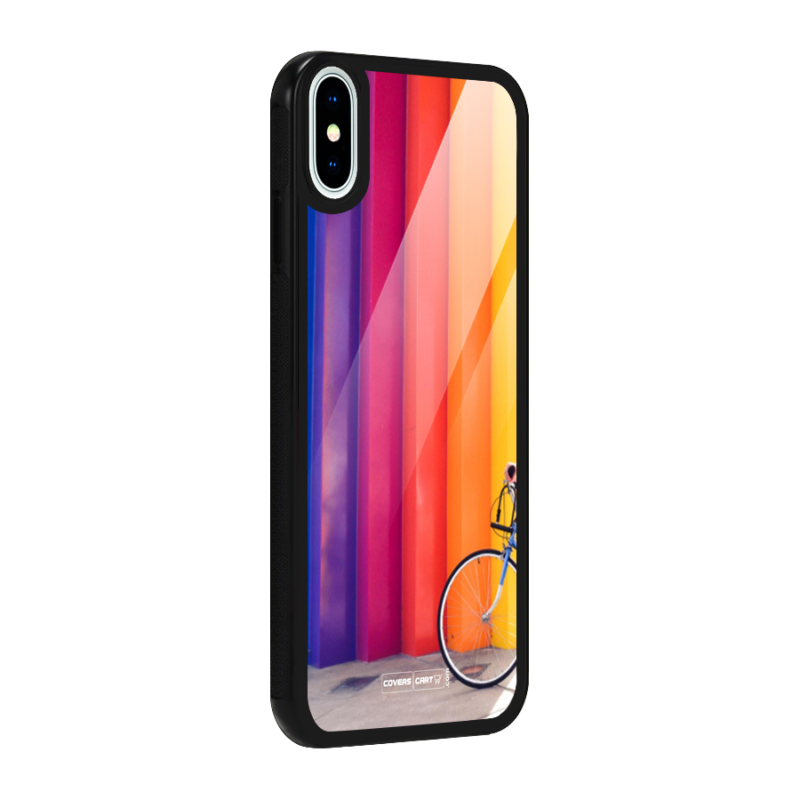 Colorful Walls Glass Back Case for iPhone X