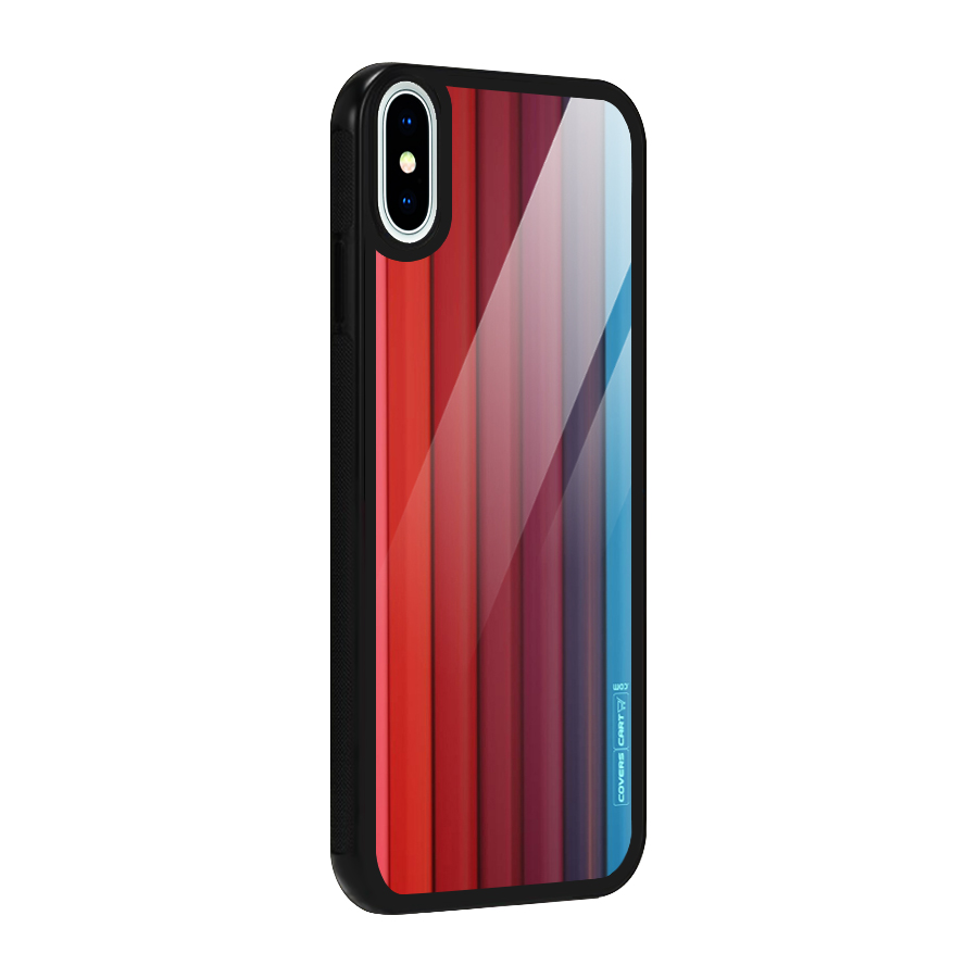 Colour Palette Glass Back Case for iPhone X