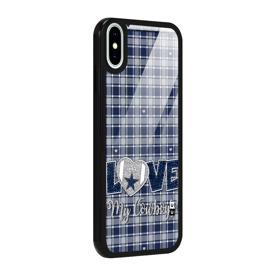 Cowboy Love Glass Back Case for iPhone X