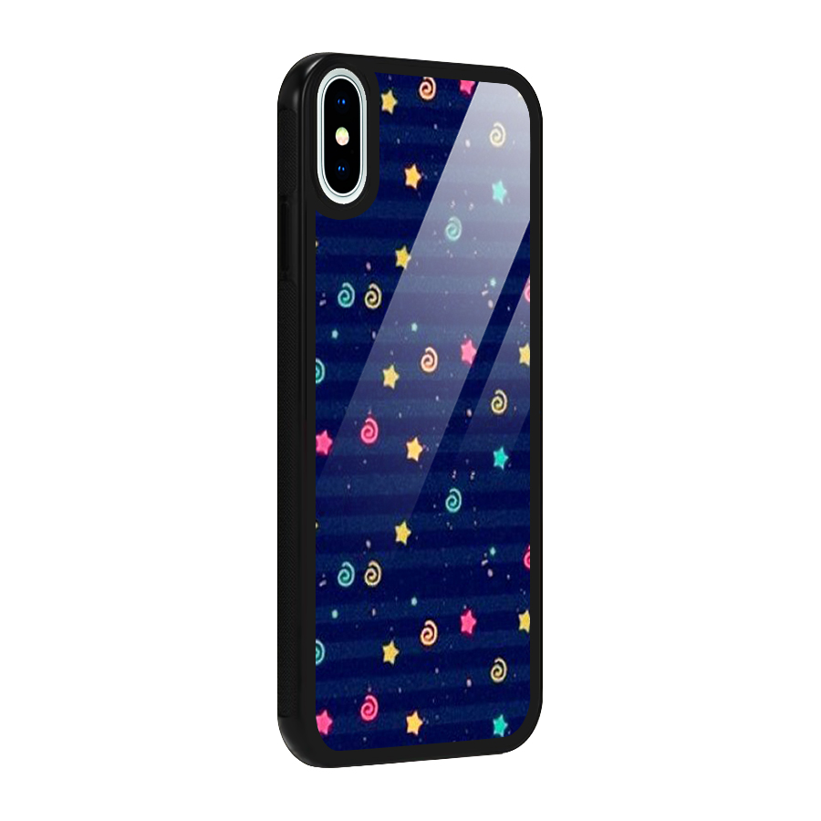 Cute Design Glass Back Case for iPhone X