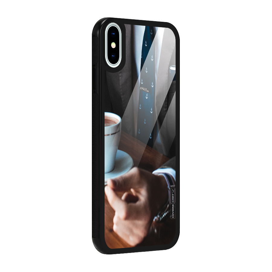 Dapper Suit Glass Back Case for iPhone X