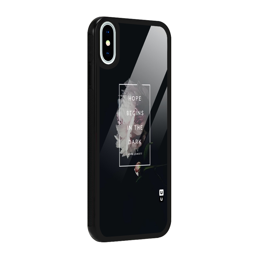 Dark Hope Glass Back Case for iPhone X