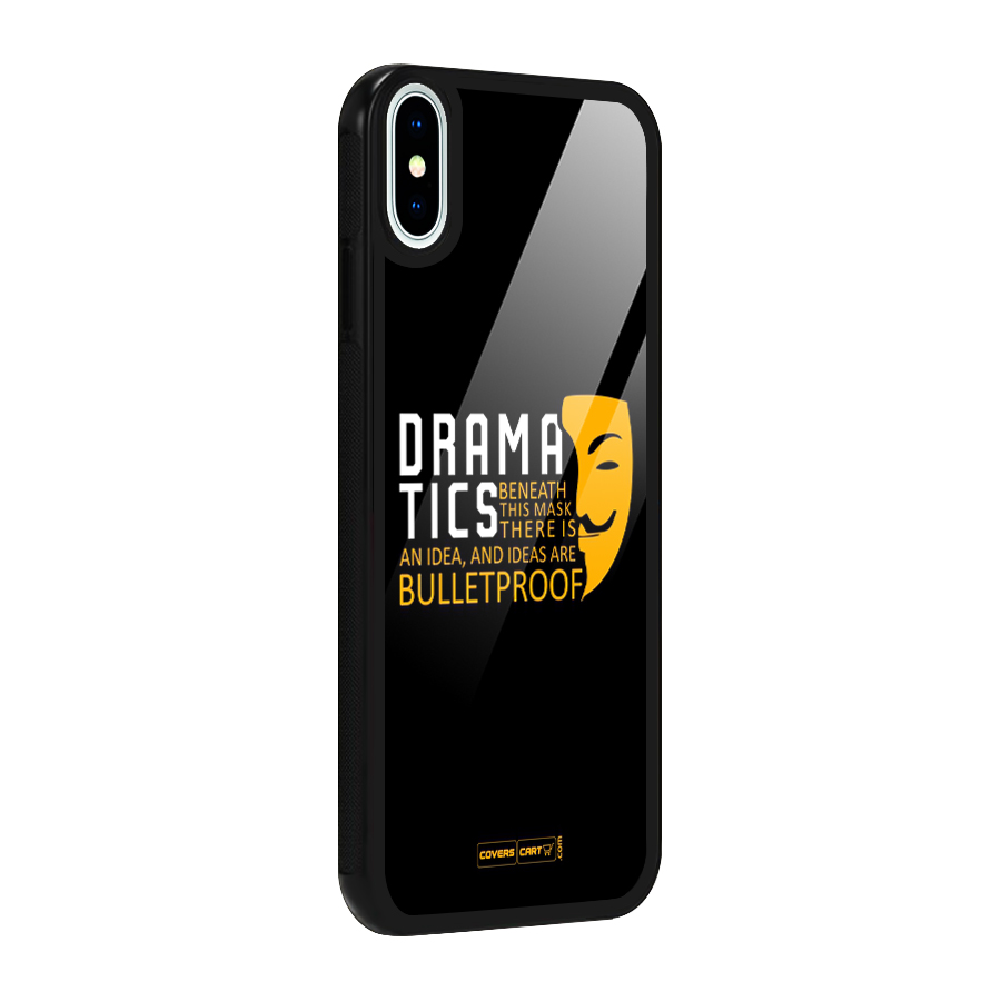 Dramatics Glass Back Case for iPhone X