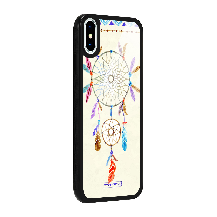 Dream Catcher Glass Back Case for iPhone X