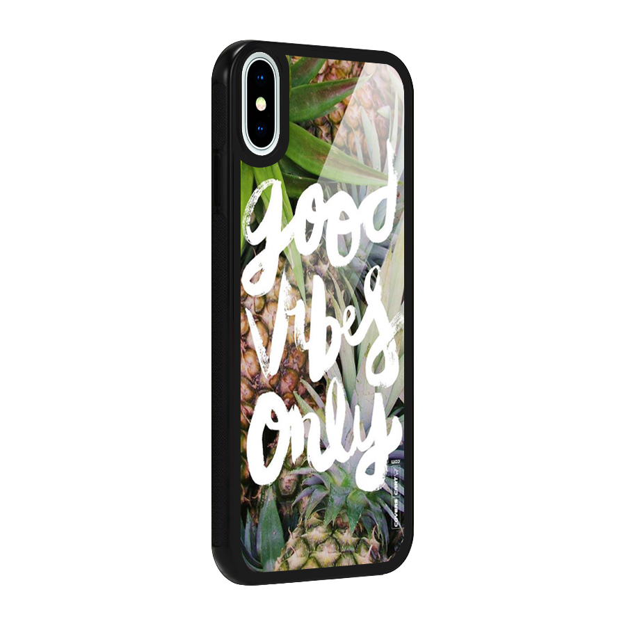 Forest Vibes Glass Back Case for iPhone X